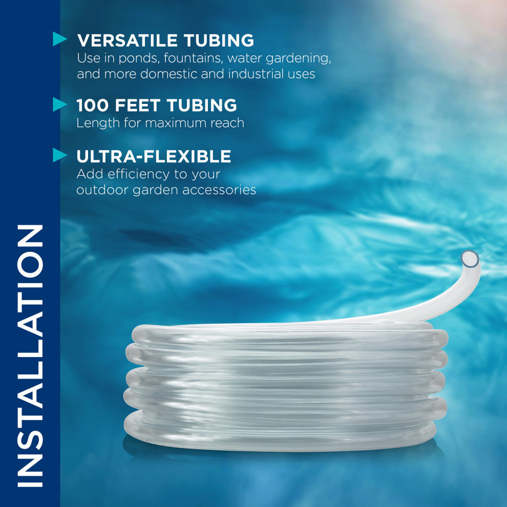 Alpine Wall PVC Clear Tubing, 4.72"Tall