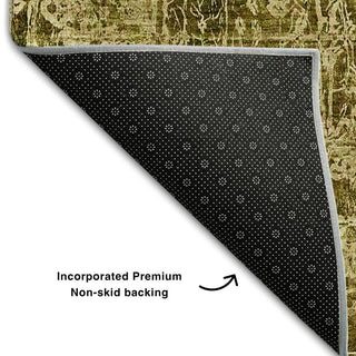 Premium Machine Washable Mayfield AMF559 Brown 2'3" x 7'6" Runner Rug