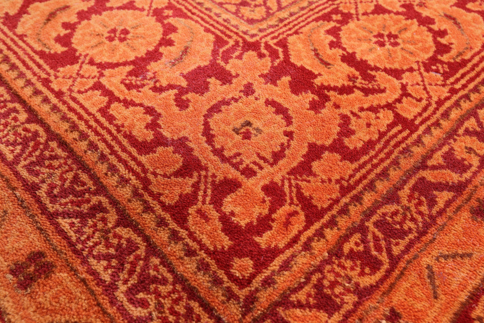 9' 3" X 12' 5" Persian Tabriz Handmade Wool & Silk Rug - Q13006