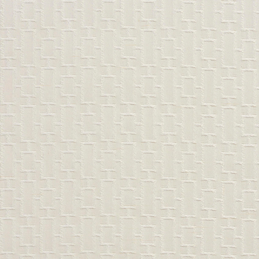 White Shiny Small Rectangles Luxurious Faux Silk Upholstery Fabric By The Yard