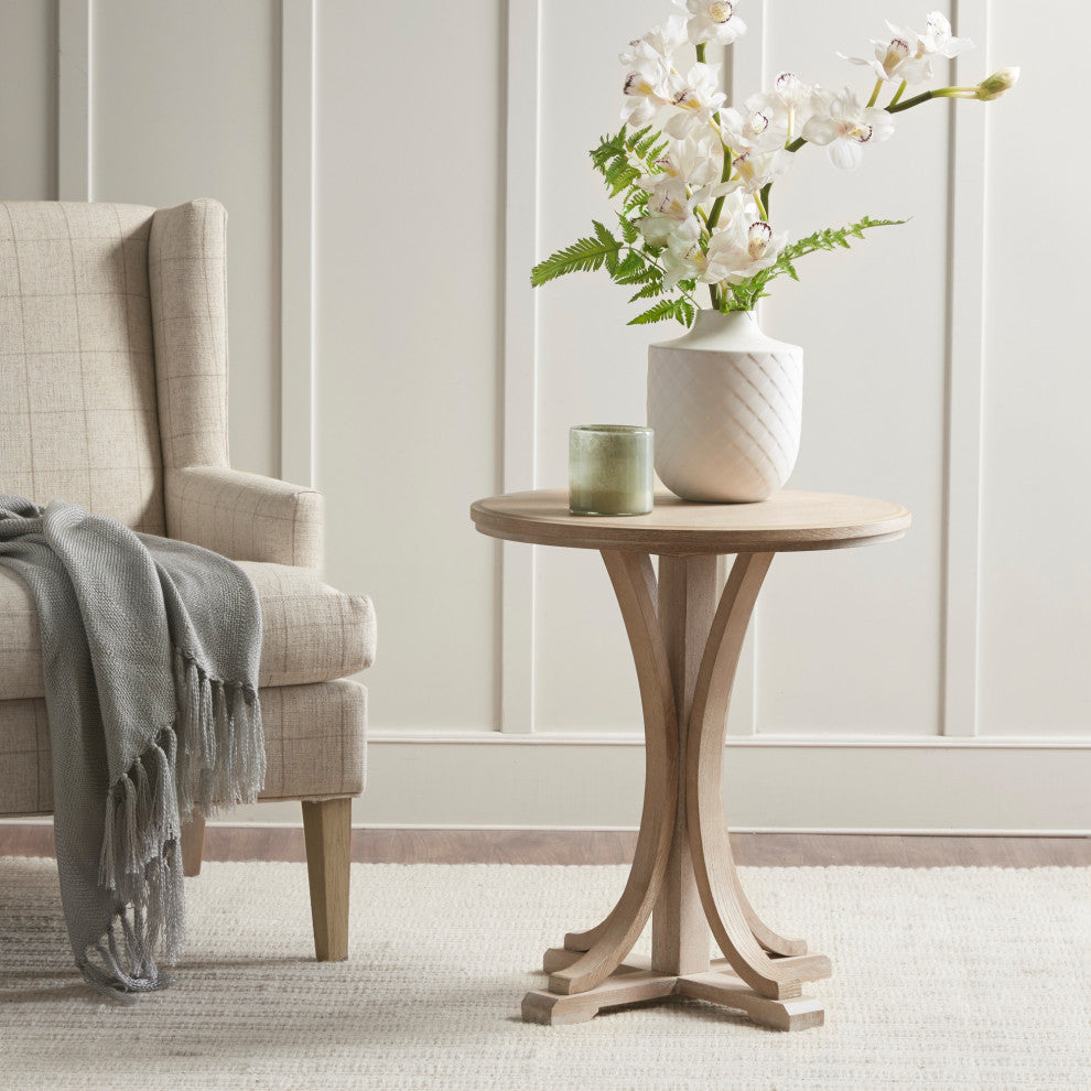 Martha Stewart Fatima Round Accent Table