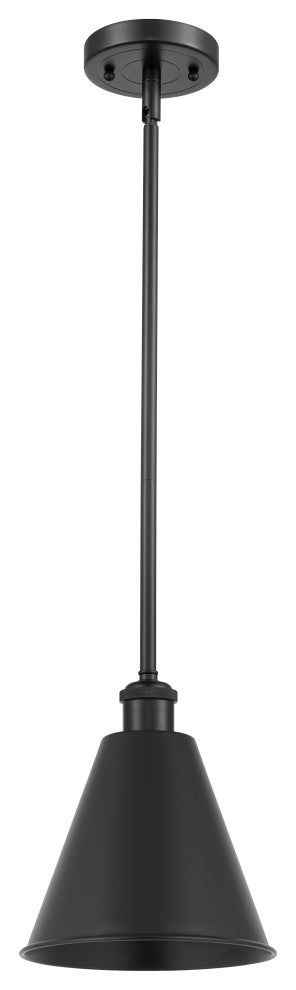 Ballston Cone Pendant, Matte Black, LED