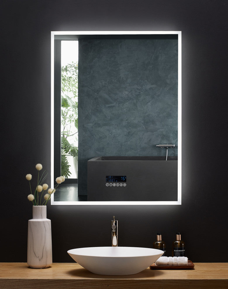 Immersion LED Frameless Mirror, 30"