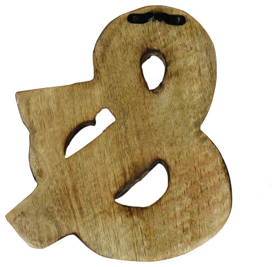 Handmade Eco-Friendly Wall Decor "S" Alphabet Letter Block, 1.3x7.8x6.1