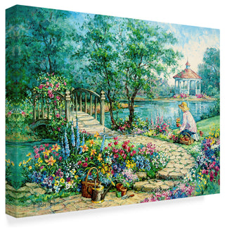 Barbara Mock 'Garden Allure' Canvas Art