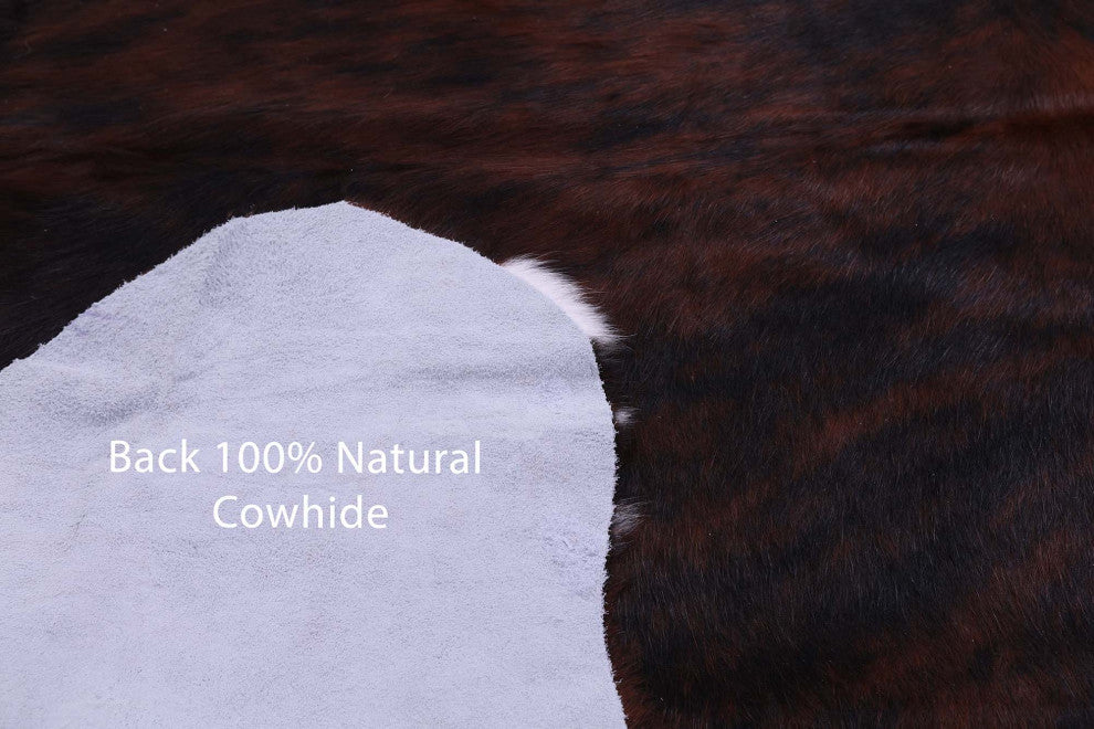 6' 10" X 6' 4" Natural Cowhide Rug C1640