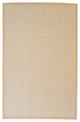 Natural Area Rugs 100% Recycled Fiber Secton Beige Grey PET Rug, 6' X 9'