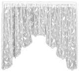 Bristol Garden 72x36 Swag Pair, White