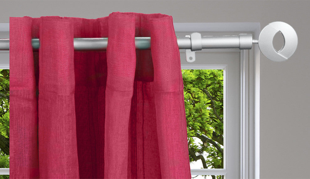 Extendable Curtain Rod Set 50 to 82 L -Diam
