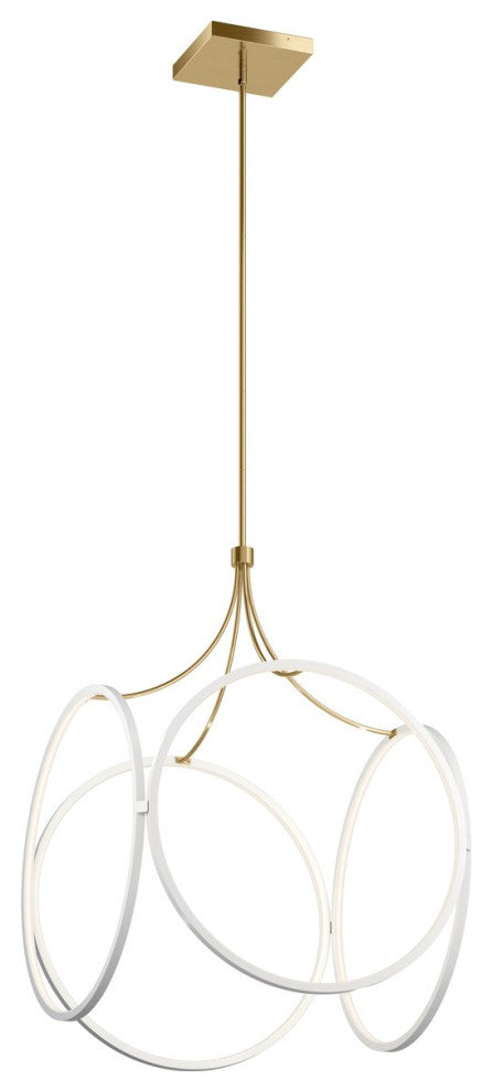 elan Ciri 1-LT Large LED Pendant 83348WH - White