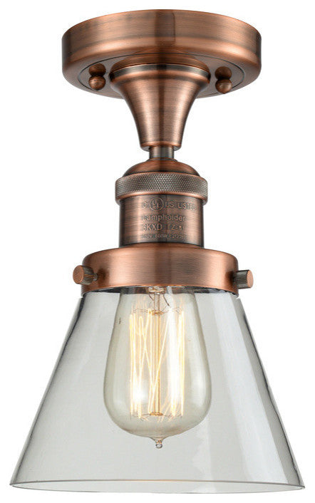 Innovations Lighting 517-1Ch-Ac-G62 1 Light Semi-Flush Mount