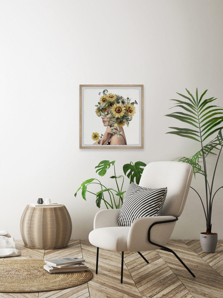 "Really Pretty" Framed Painting Print, 32x32