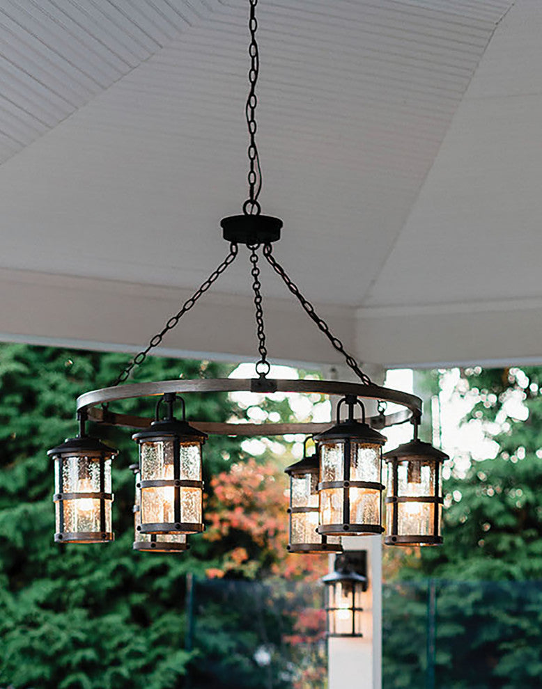 Hinkley Lakehouse Large Single Tier, Aged Zinc