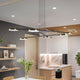 Torino 39" ETL Certified Integrated LED Chandelier, Antique Brass