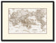 World Vintage Sepia Map Canvas Print, 16"x21"