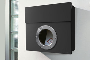Letterman 1 Mailbox, Black