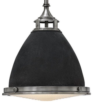 Hinkley Amelia Medium Pendant, Aged Zinc