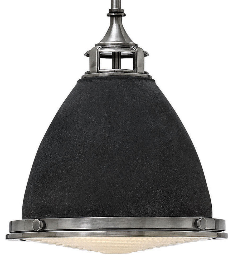 Hinkley Amelia Medium Pendant, Aged Zinc