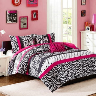 Mi Zone Microfiber Printed Comforter Set, Twin/Twin Xl