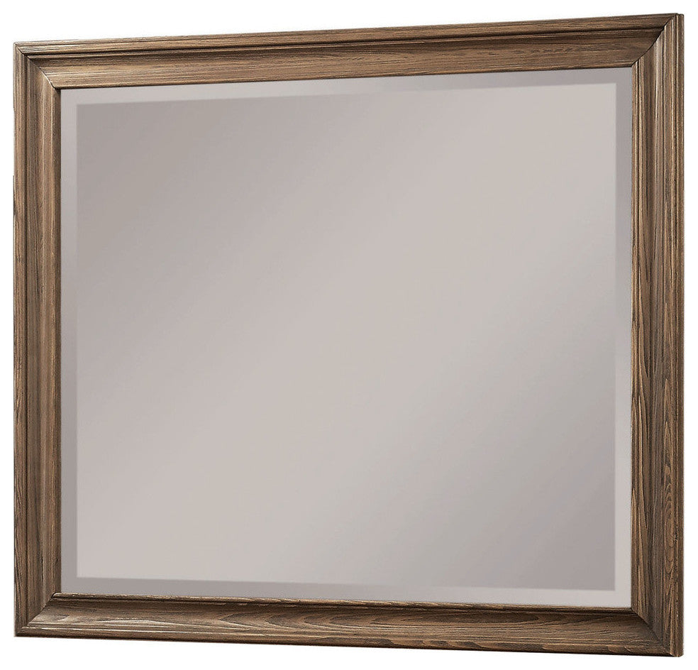 Acme Inverness Landscape Mirror in Reclaimed Oak 26094 EST SHIP TIME APPX 4