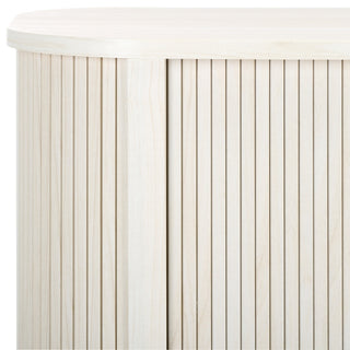 Safavieh Tealla Sideboard/Media Stand, Bleached White/Gold
