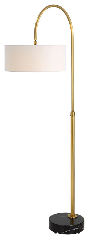Uttermost Huxford Brass Arch Floor Lamp
