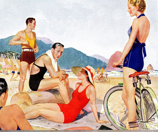 "Beach Pals" Painting Print on Wrapped Canvas
