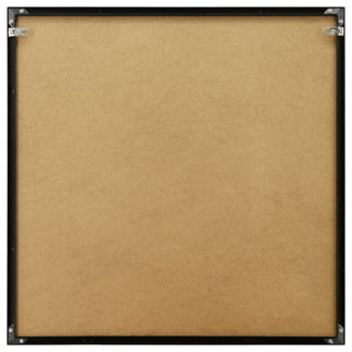 "Hawaiian Beach"Printed Art Glass Collection Framed With Black Anodized Aluminum