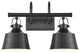 Innovations 370-2W-BK-M-LED Provin 2 Light Bath Vanity Light, Matte Black