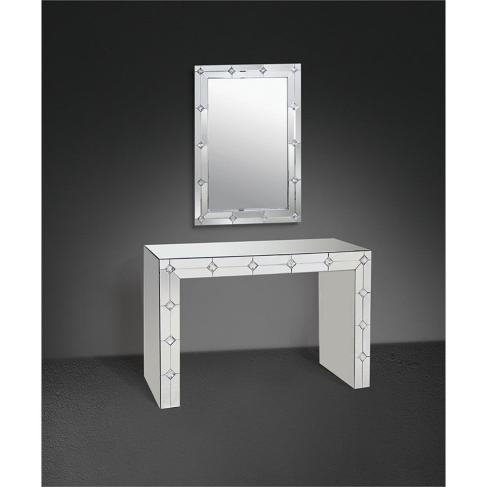ACME Hessa Accent Mirror (Wall) in Mirrored