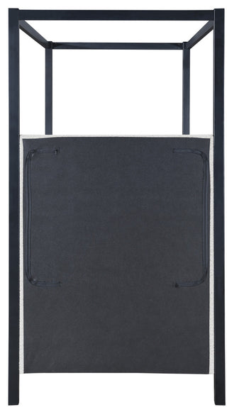 Kelly Boucle Fabric Upholstered Bed, Cream, Twin