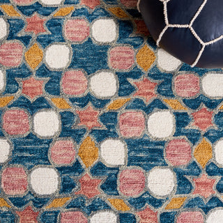 Safavieh Aspen Collection APN128 Rug, Grey/Pink, 5' Round