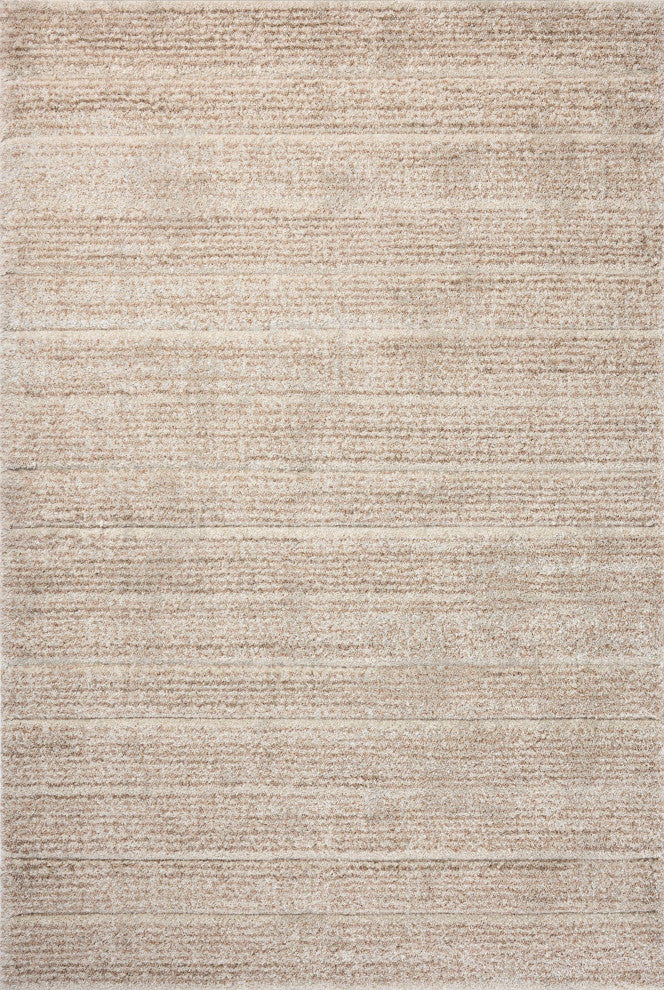 Loloi Silas Oatmeal / Clay 3'-7" x 5'-7" Accent Rug