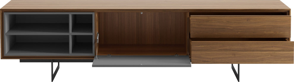 Crotone Media Cabinet Walnut