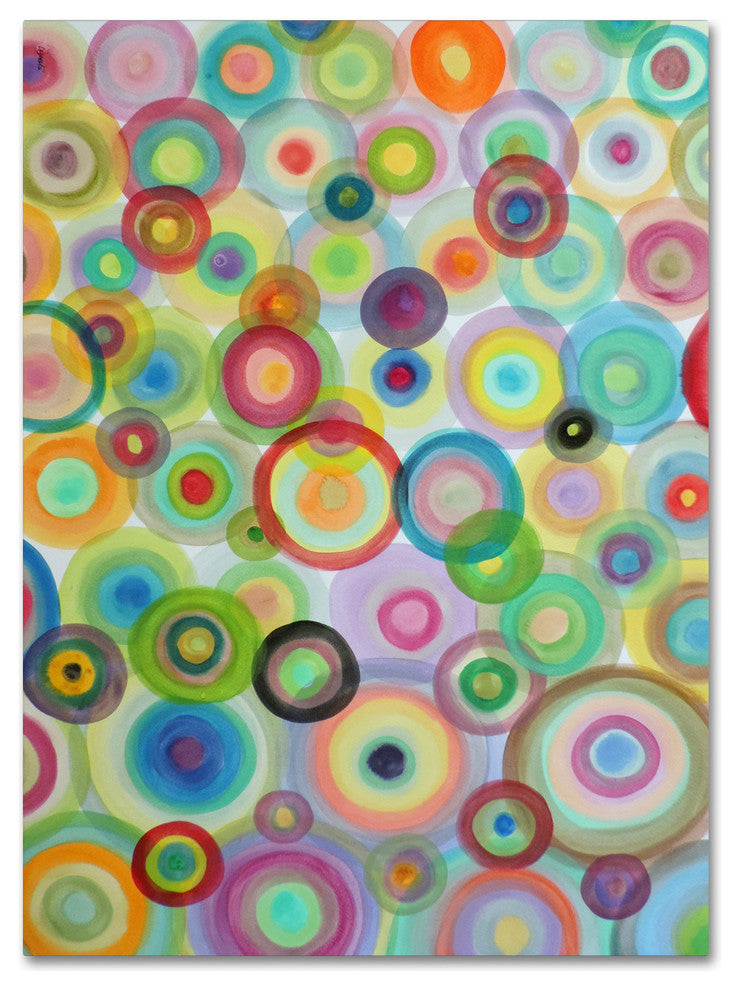 'Bulles' Canvas Art by Sylvie Demers