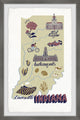 "Visit Indiana" Framed Painting Print, 12x18