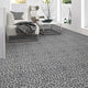 Vumbura Plains Area Rug, Indoor, Outdoor, Accent Carpet, Navy Square 8'x8'