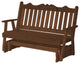 Cedar Royal English Glider, Mushroom Stain, 6 Foot