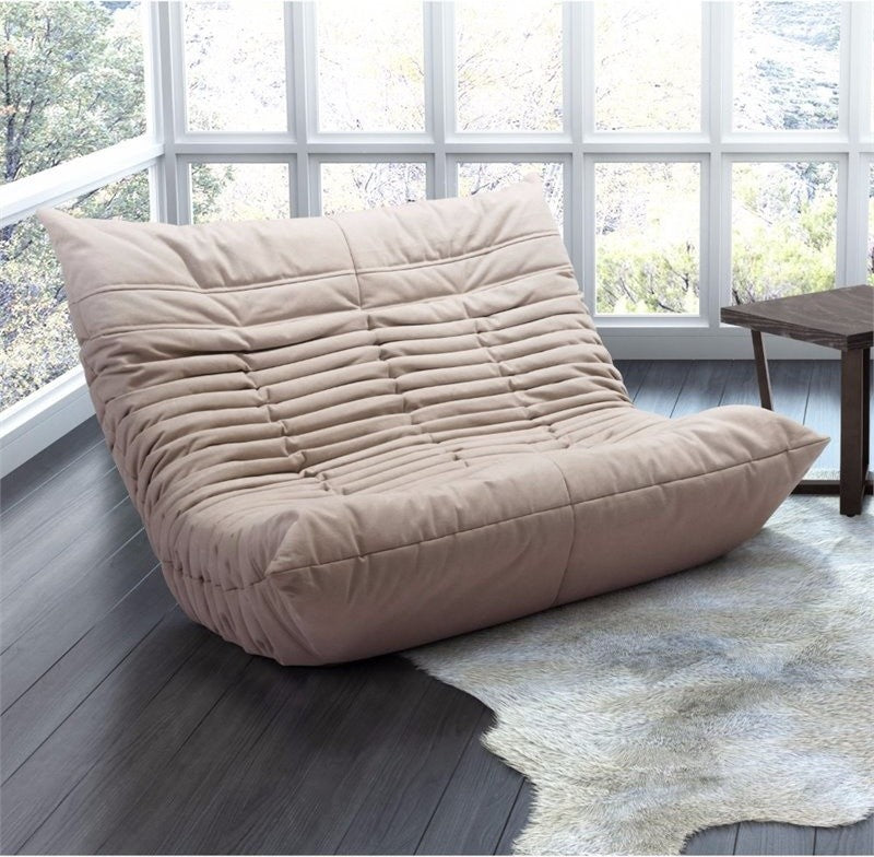 Zuo Modern Down Low Loveseat Beige