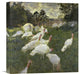 "The Turkeys at the Chateau de Rottembourg, Montgeron" Artwork, 15"x16"