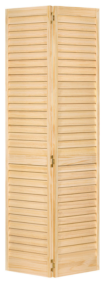 Bi-fold Door Plantation Louver-Louver Solid Core Unfinished 80"x28"
