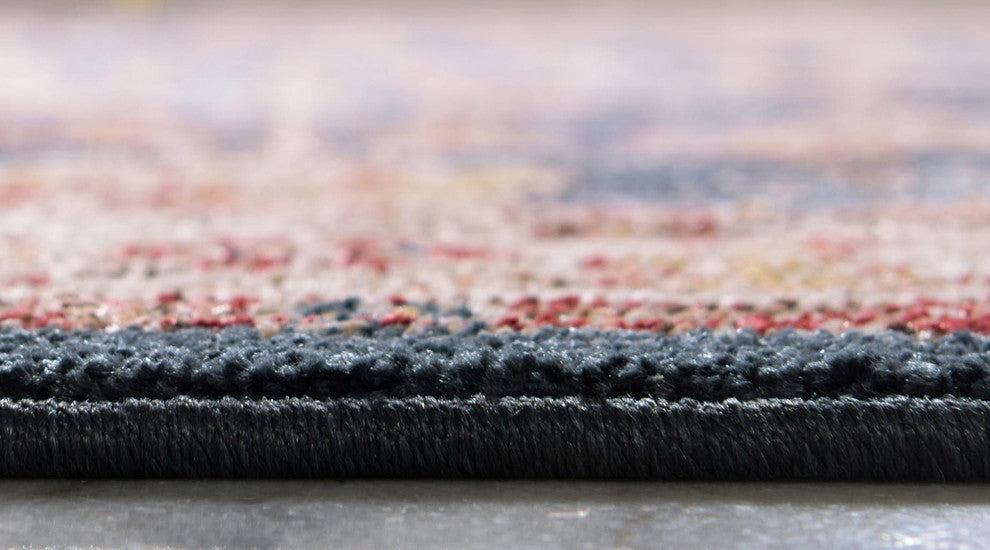 Unique Loom Light Blue Antheia Utopia 2' 0 x 6' 0 Runner Rug
