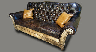 "Medina" 3 Cushion Tufted Sofa