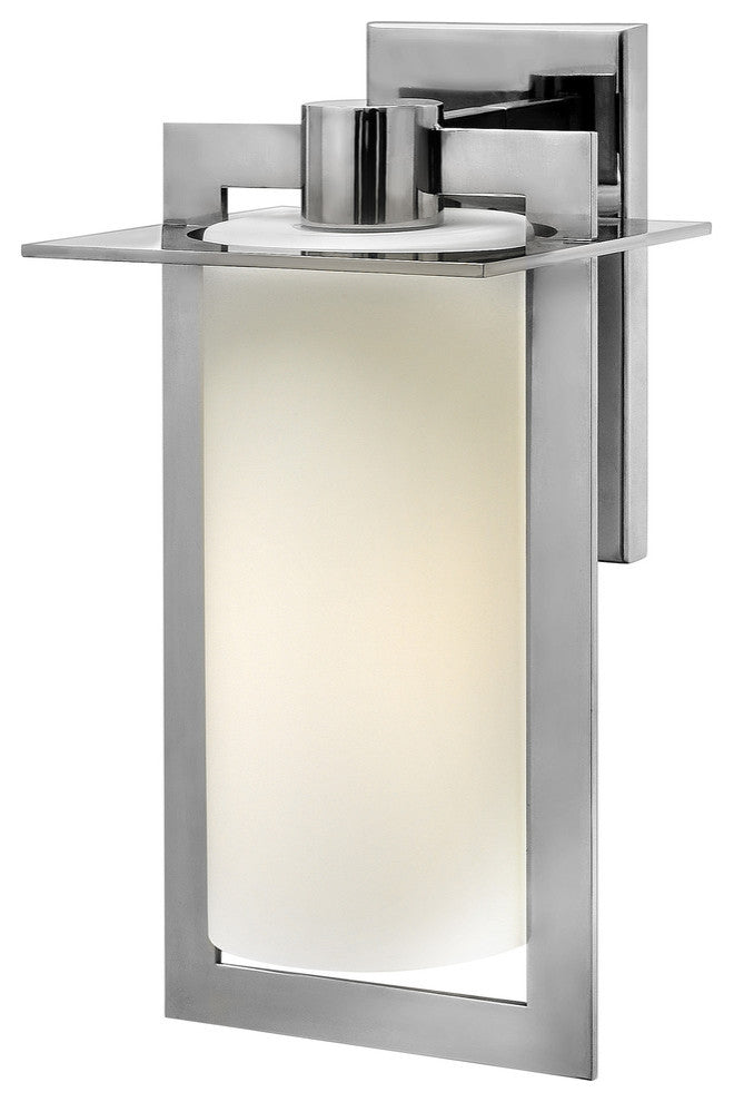 Hinkley Colfax Outdoor Medium Wall Mount Lantern, Polished Stainless Steel