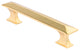 Utopia Alley Tristan Pull, 3.75" Center to Center, Polished Gold, 25 Pack