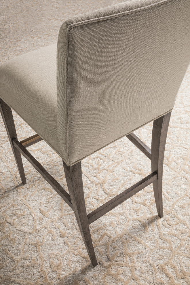 Madox Upholstered Low Back Barstool