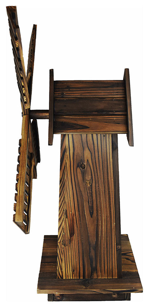 Classic Old-Fashioned Wooden Dutch Windmill