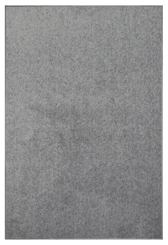Furnish My Place Grey 3' x 5' Solid Color Rug Made In Usa