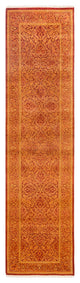 Mogul, One-of-a-Kind Hand-Knotted Area Rug Orange, 2'5"x9'5"