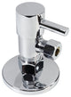 Brass P-Trap 1/4-Turn Lavatory Kit With Valves and Risers, Polished Chrome